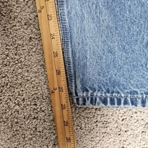 American Eagle Jeans Mens 30X28 (Tag 30X32) Blue Carpenter Double Knee Skater - Picture 11 of 13